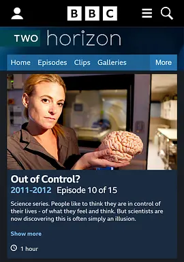 BBC地平线: 不受控制？(2012)